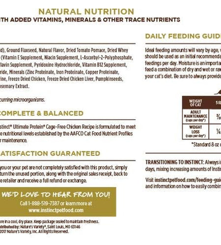 High Protein Cat Food, Ultimate Protein Grain Free Dry Cat Food