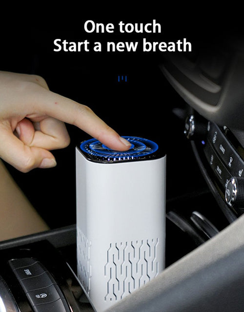 Load image into Gallery viewer, Car Air Purifier Portable Negative Ion Generator Remove Formaldehyde Dust Smoke Air Freshen Washer for Home Car
