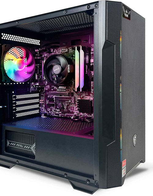 Load image into Gallery viewer, Desktop Gaming Computer Home&amp;Office PC Ryzen 7 5700G, 16GB DDR4 3600, 512Gb M2 NVME SSD, RGB Fans, Win 10 Home 64-Bit Ready(Amd Ryzen 7 5700G) Built in USA,1 Year Warranty Desktop Computers
