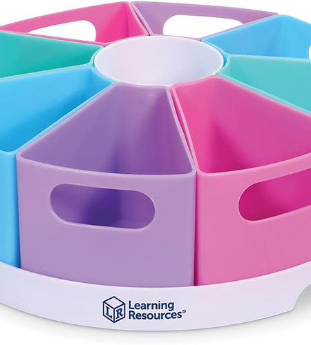 Create-A-Space Storage Center, 10 Piece Set - Desk Organizer for Kids, Art Organizer for Kids, Crayon Organizer, Homeschool Organizers and Storage