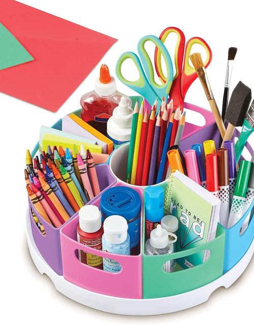 Load image into Gallery viewer, Create-A-Space Storage Center, 10 Piece Set - Desk Organizer for Kids, Art Organizer for Kids, Crayon Organizer, Homeschool Organizers and Storage
