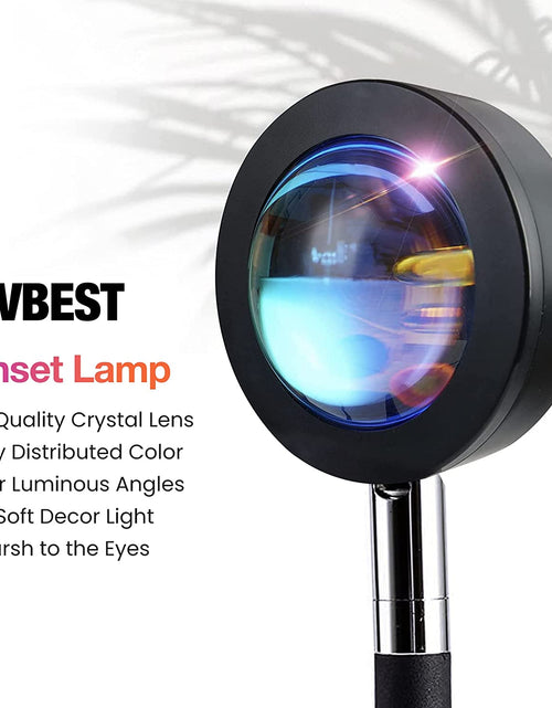 Load image into Gallery viewer, Sunset Lamp Projection, Sun Lamp, Sunlight Lamp Projector, Manual Control Light Projector, Golden Hour 4 Filter 6 Color Changing Night Light for Sunset Projection Lamp, Photography/Party/Home/Bedroom
