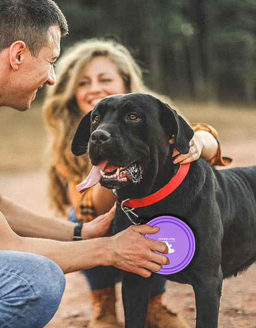 Load image into Gallery viewer, Expandable Dog Bowls for Travel, 2-Pack Dog Portable Water Bowl for Dogs Cats Pet Foldable Feeding Watering Dish for Traveling Camping Walking with 2 Carabiners, BPA Free
