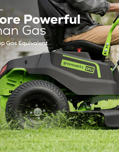 Load image into Gallery viewer, Crossover Zero Turn 42-In 80-Volt Lithium Ion Electric Zero-Turn Riding Lawn Mower with (6) 5 Ah Batteries (Charger Included)
