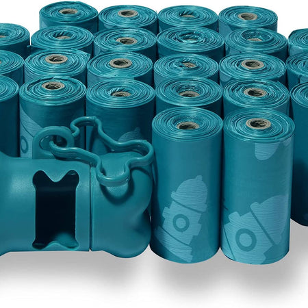 Dog Poop Bags for Waste Refuse Cleanup, Doggy Roll Replacements for Outdoor Puppy Walking and Travel, Leak Proof and Tear Resistant, Thick Plastic