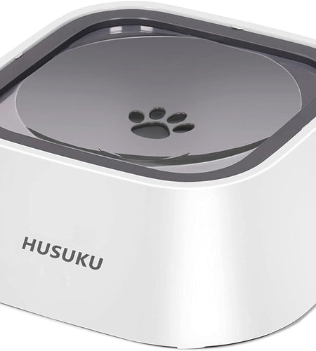 Dog Bowl Dog Water Bowl Pet Water Bowl Slow Water Feeder Dog Bowl No-Slip Pet Water Dispenser 35Oz Feeder Bowl