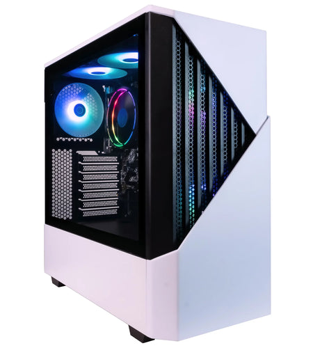 Castle Prebuilt Gaming PC - AMD Ryzen 5 5600G CPU (4.4Ghz Turbo) | Radeon Vega 7 Igpu (4GB) | 1TB M.2 Nvme SSD Storage | 16GB DDR4 RAM | Windows 11 Gaming Desktop Computer | 5G-Wifi + BT